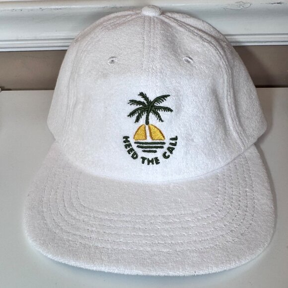 Howler Bros Sunset Palm Terry Strapback Hat Off White Pliable Brim Heed the Call - Picture 1 of 5